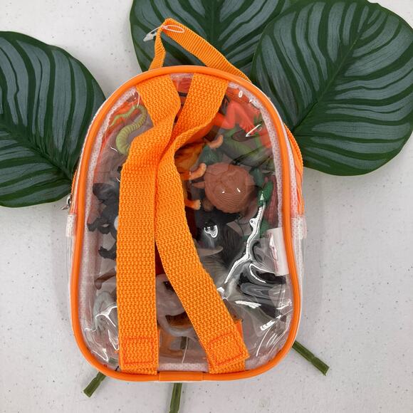 Rainforest Cafe Mini Backpack Belt Bag Small Variety Jungle Animals Figures Toys - Picture 3 of 6